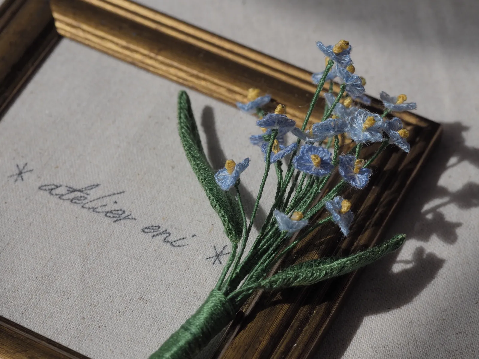 littleni flower bouquet -forget me not- - 画像 (2)