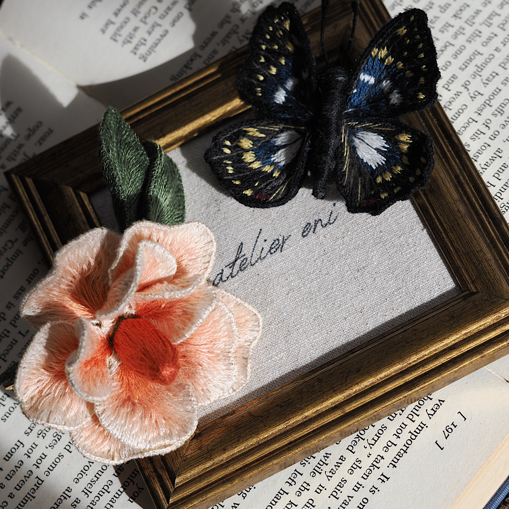 roseni×∗atelier eni∗額×オオムラサキ。