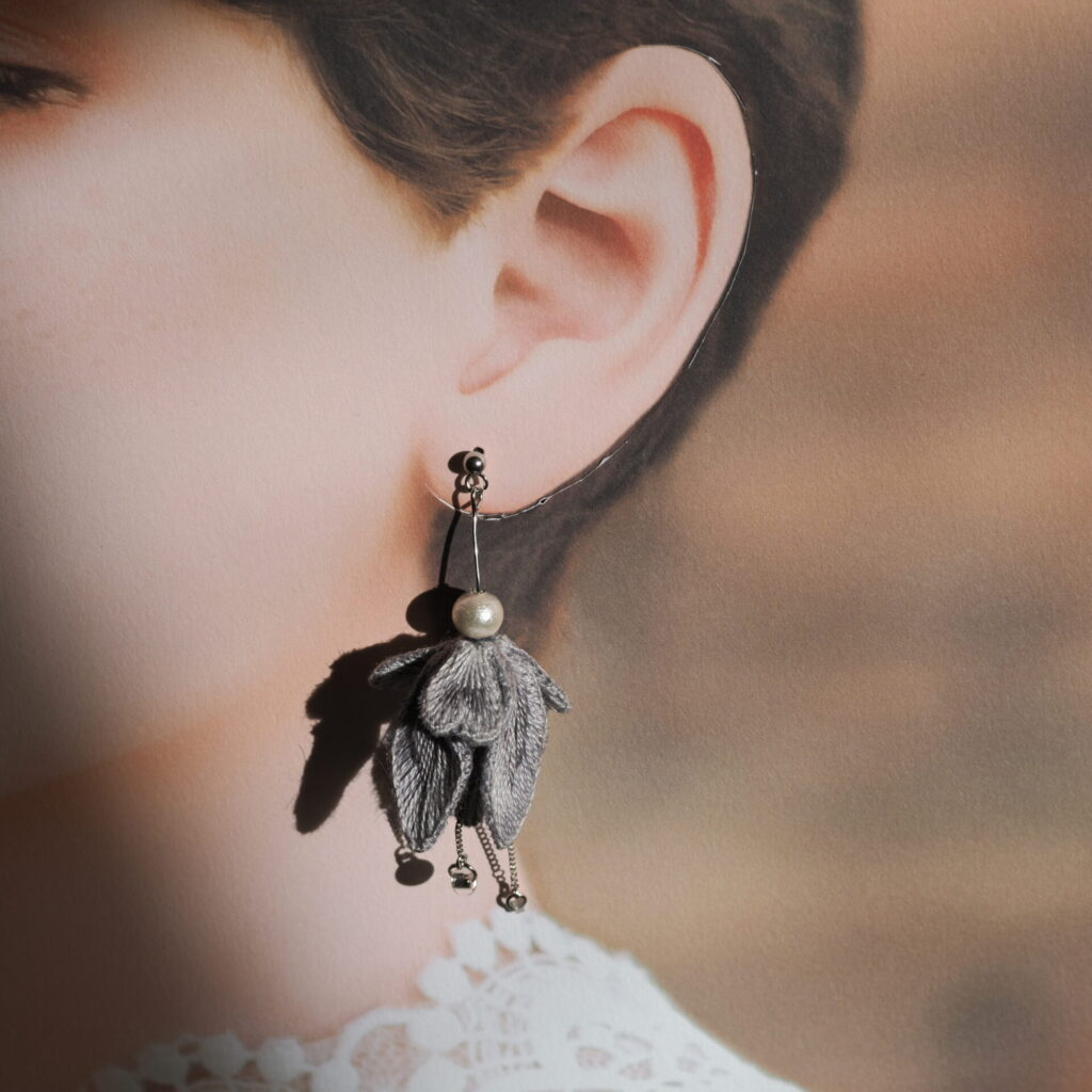 snowdrop gray着用イメージ。