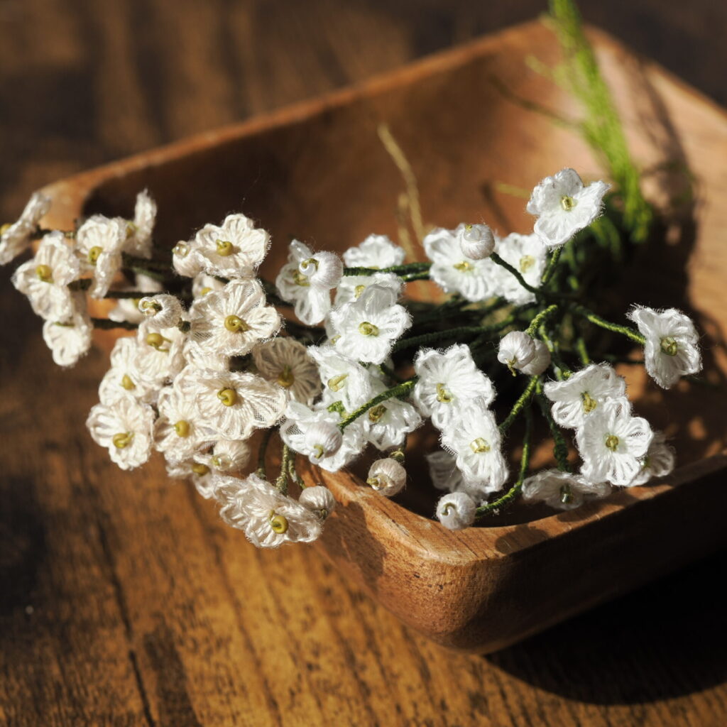 仕立て中のkasumi。