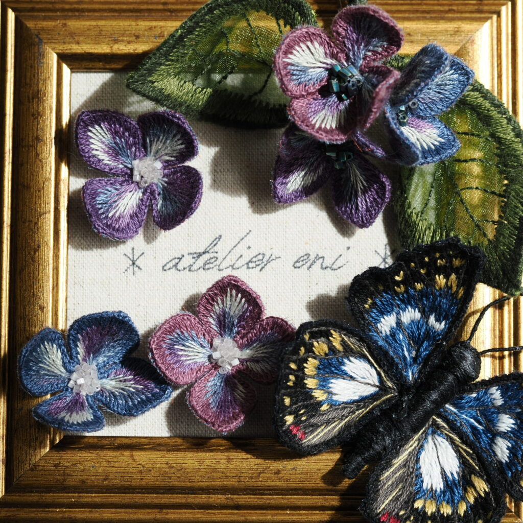 ajisai×∗atelier eni∗額×オオムラサキ。