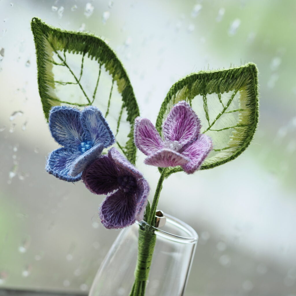 雨と紫陽花