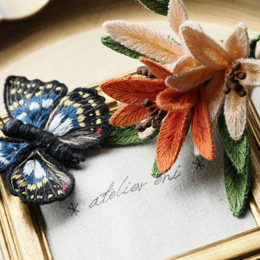 陽だまlily×∗atelier eni∗額×オオムラサキ。