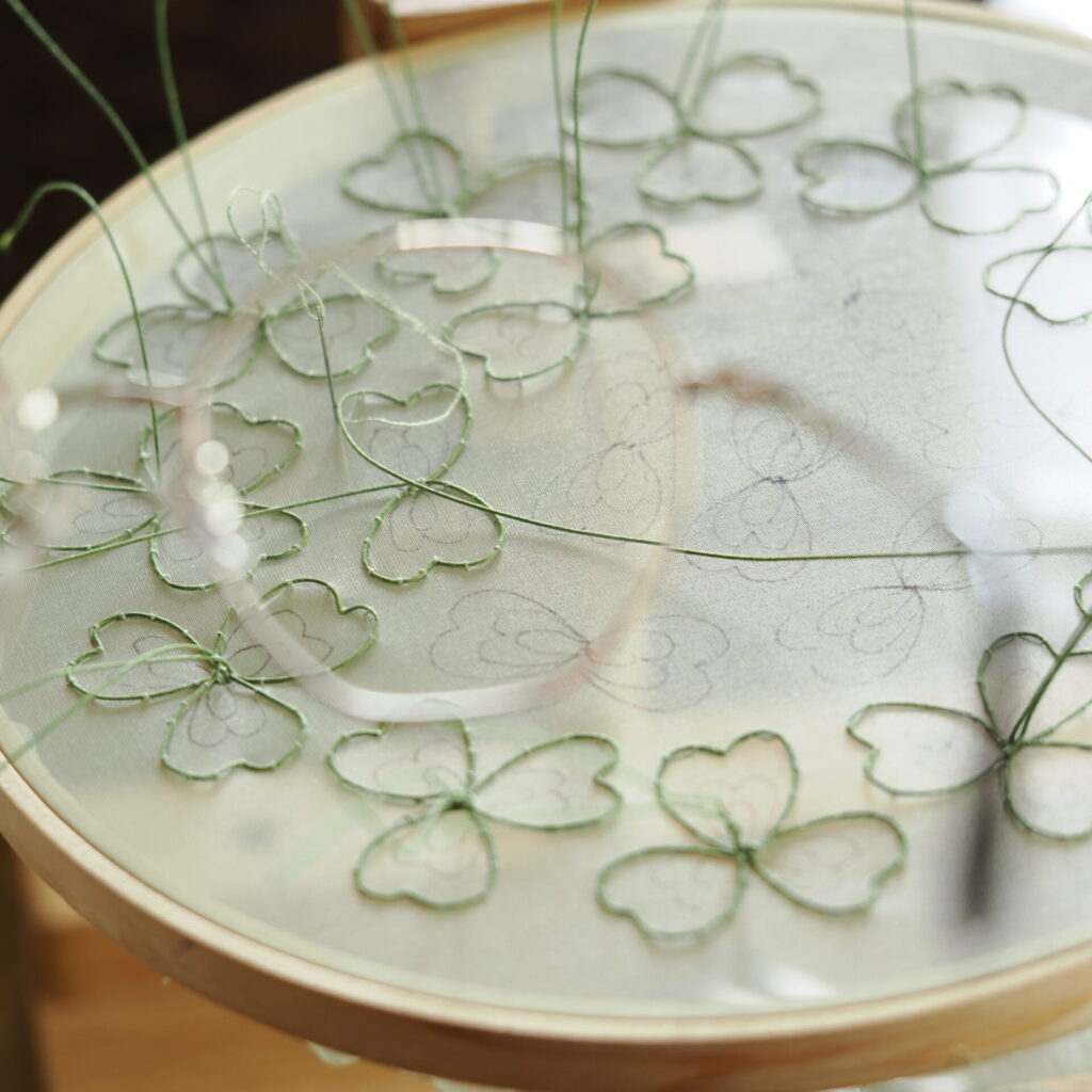 チャクラグラス×刺繍。